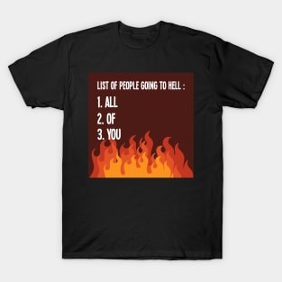 Hell List - For the dark side T-Shirt